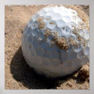 Impression de la bande de sable de golf