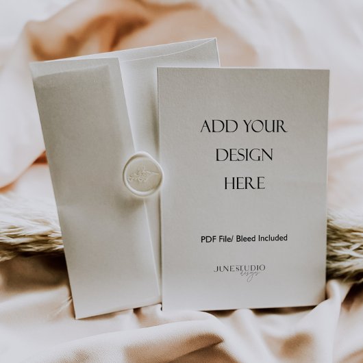 Impression de la carte d'invitation 5x7"