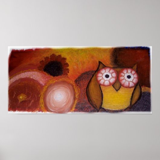 Impression de la chouette d'art (Devant)