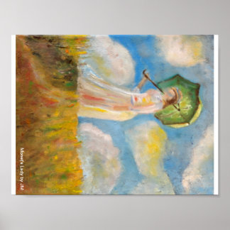 Impression de la dame de Monet