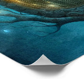 Impression de la face de l'arbre de forêt mystique (Coin)