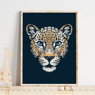 Impression de la faune du léopard indien EMPREIN