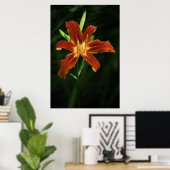 Impression de la flamme du jardin (Bureau à domicile)