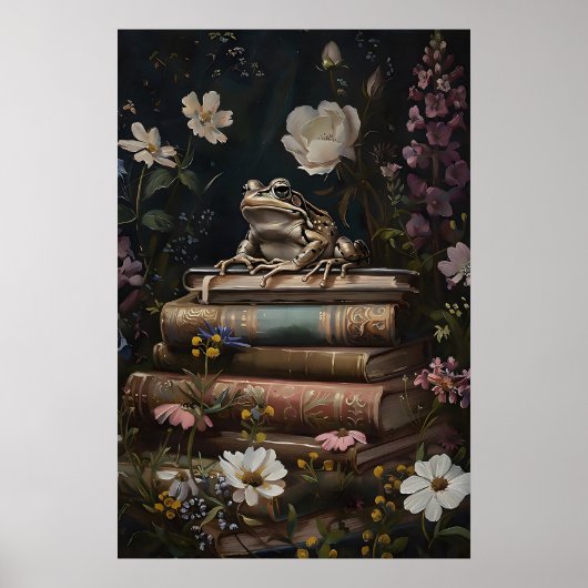 Impression de la librairie grenouille vintage, Dar (Devant)