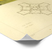 Impression de la maison de 1818 Design vintage (Coin)