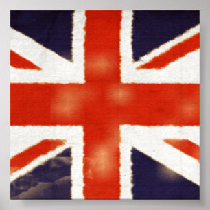 Impression de la Mat Union Jack vintage sur toile