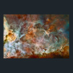 Impression de la nébuleuse de Carina<br><div class="desc">Une vue couleur de Carina Nebula grâce à la NASA et au programme du télescope spatial Hubble. Cet affichage est "recadré" pour voir un 36" x 24" sur le côté droit de l'image originale, mais vous pouvez "Customiser" et changer les "Options d'impression" en "Taille automatique" pour imprimer ce poster avec...</div>