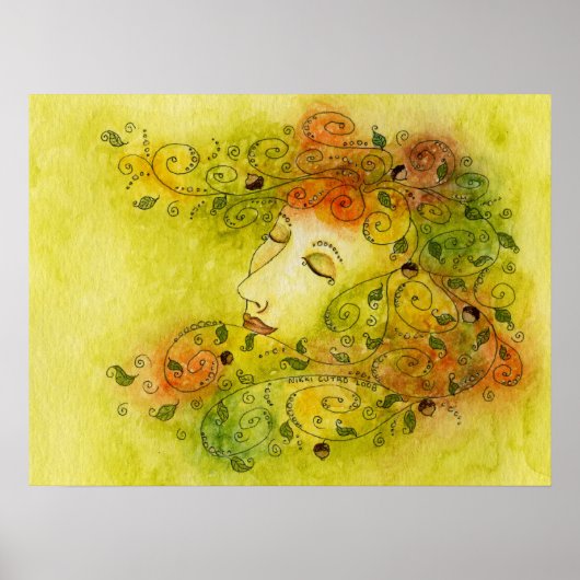 Impression de la nymphe d'automne (Devant)