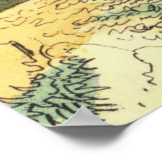 Impression de la peinture de la chouette de l'étab (Coin)