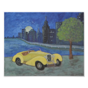 Impression de la photo de la peinture de la ville