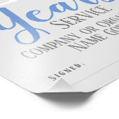 Impression de la photo du certificat de service lo (Coin)