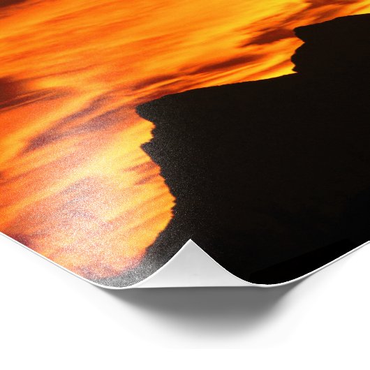 Impression de la photo du coucher du soleil (Coin)