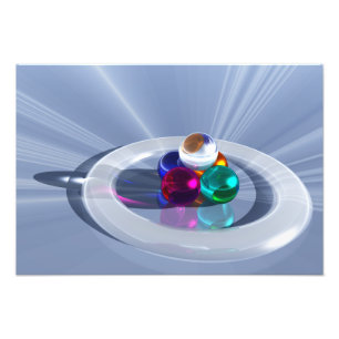 Impression de la photo lumineuse