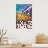 Impression de la plage de Bucerías Art côtier mode (Cuisine)