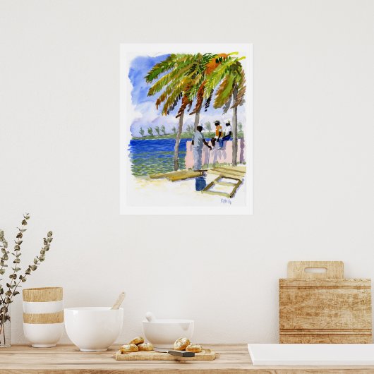 Impression de la plage de Nassau (Cuisine)