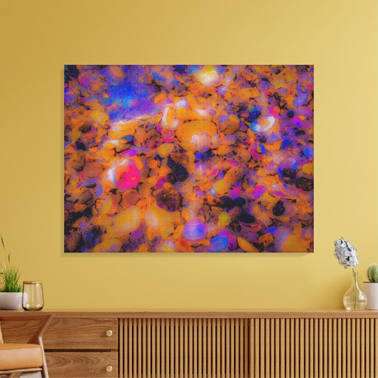 Impression de la plage, rochers et coquillages (Insitu(Salon))