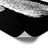 Impression de la plume d'autruche (Coin)