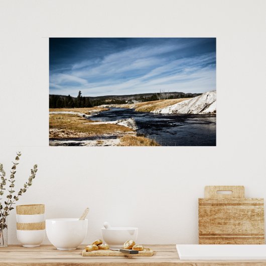 Impression de la rivière Firehole (Cuisine)