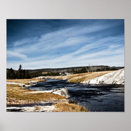 Impression de la rivière Firehole (Devant)