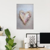 Impression de la Saint-Valentin en forme de cœur, (Bureau à domicile)
