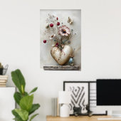 Impression de la Saint-Valentin en forme de cœur, (Bureau à domicile)