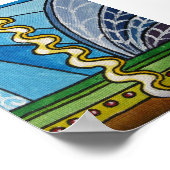 Impression de la scène de ligne agitée (Coin)