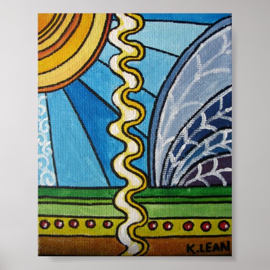 Impression de la scène de ligne agitée (Devant)