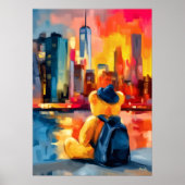 Impression de la skyline de Manhattan par Teddy Fa (Devant)