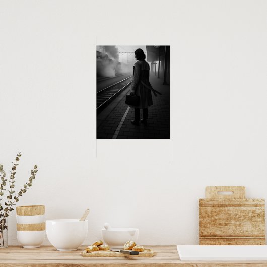 Impression de la solitude de la plateforme de trai (Cuisine)