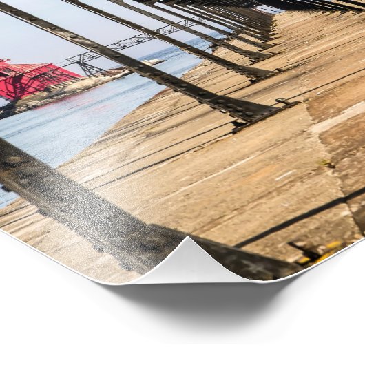 Impression de la tête de pont du phare de Sturgeon (Coin)