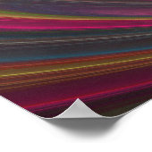 Impression de la toile arc-en-ciel Abstraite (Coin)