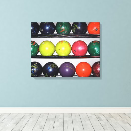 Impression de la toile de Bowling (Insitu (Plancher de Bois))