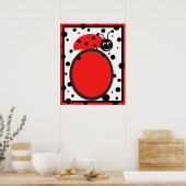 Impression de la toile de bug Ladybug (Cuisine)