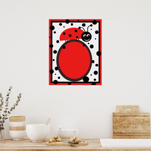 Impression de la toile de bug Ladybug (Cuisine)