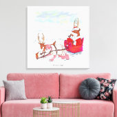 Impression de la toile de canapé Santa Claus (Insitu(Salon))