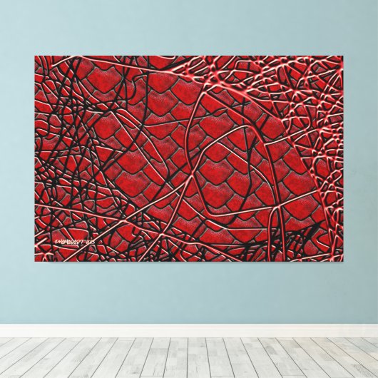 Impression de la toile de chaînes GEE (Insitu (Plancher de Bois))