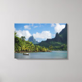 Impression de la toile de Cook's Bay, Moorea (Recto)