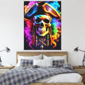 Impression de la toile de crâne de pirate (Insitu(Chambre))
