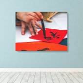 Impression de la toile de démonstration de Calligr (Insitu (Plancher de Bois))