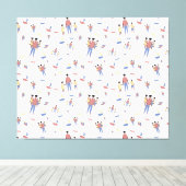 Impression de la toile de fête des pères (Insitu (Plancher de Bois))