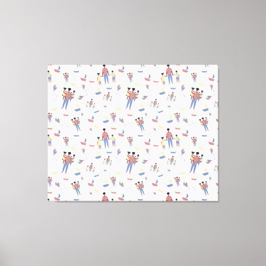 Impression de la toile de fête des pères (Recto)