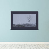 Impression de la toile de frisson de l'hiver (Insitu (Plancher de Bois))