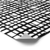 Impression de la toile de grille optique Abstraite (Coin)