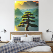 Impression de la toile de l'arbre Bonsai (Insitu(Chambre))