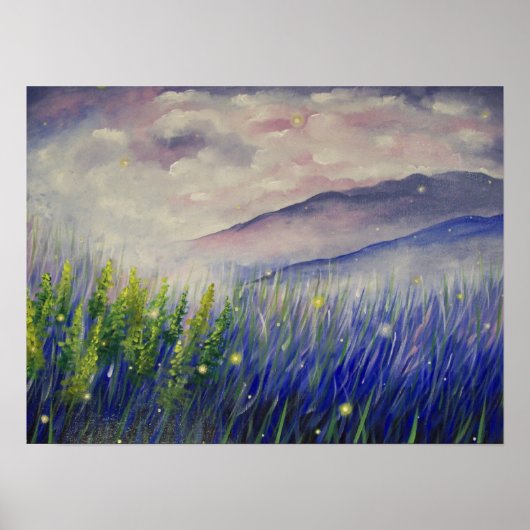 Impression de la toile de luciole (Devant)