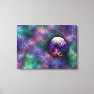 Impression de la toile de matériaux brillants