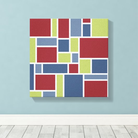 Impression de la toile de Motif géométrique (Insitu (Plancher de Bois))