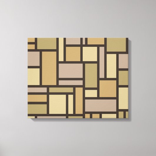 Impression de la toile de Motif géométrique (Recto)