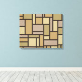 Impression de la toile de Motif géométrique (Insitu (Plancher de Bois))