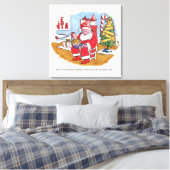 Impression de la toile de père Noël Wet (Insitu(Chambre))
